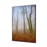 Toile tendue sur cadre Noir - Brume d'automne-Mur Déco : Conception standard Altumis