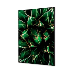 Toile tendue sur cadre Noir - Cactus-Mur Déco : Conception standard Altumis
