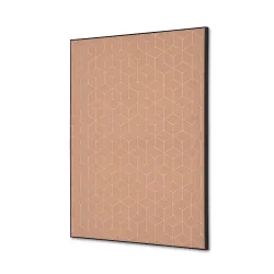 Toile tendue sur cadre Noir - Hexagone-Mur Déco : Conception standard Altumis