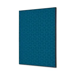 Toile tendue sur cadre Noir - Hexagone-Mur Déco : Conception standard Altumis