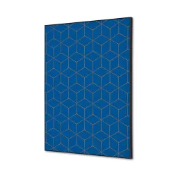 Toile tendue sur cadre Noir - Hexagone-Mur Déco : Conception standard Altumis