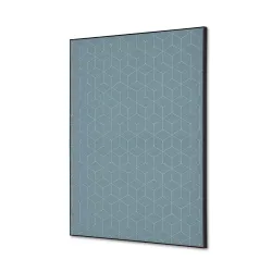 Toile tendue sur cadre Noir - Hexagone-Mur Déco : Conception standard Altumis