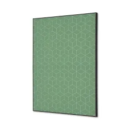 Toile tendue sur cadre Noir - Hexagone-Mur Déco : Conception standard Altumis