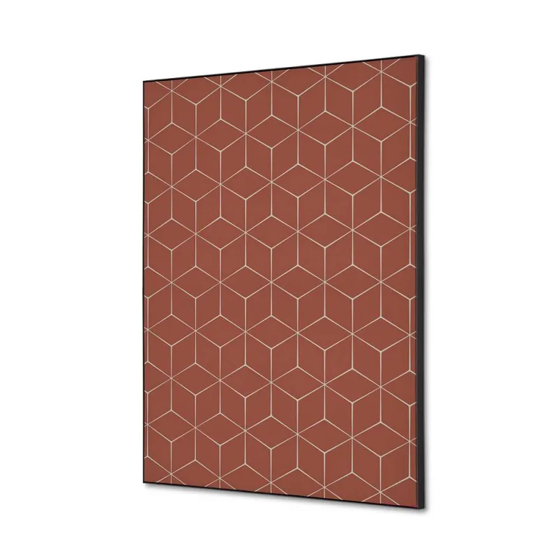 Toile tendue sur cadre Noir - Hexagone-Mur Déco : Conception standard Altumis