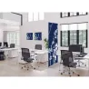 Toile tendue sur cadre Noir - Cerisier japonais-Mur Déco : Conception standard Altumis