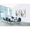 Toile tendue sur cadre Noir - Cerisier japonais-Mur Déco : Conception standard Altumis