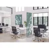 Toile tendue sur cadre Noir - Cerisier japonais-Mur Déco : Conception standard Altumis