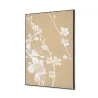 Toile tendue sur cadre Noir - Cerisier japonais-Mur Déco : Conception standard Altumis