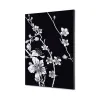 Toile tendue sur cadre Noir - Cerisier japonais-Mur Déco : Conception standard Altumis