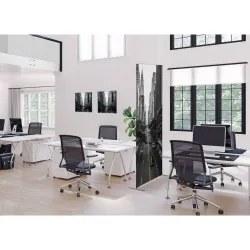 Toile tendue sur cadre Noir - New York-Mur Déco : Conception standard Altumis