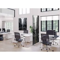 Toile tendue sur cadre Noir - New York-Mur Déco : Conception standard Altumis