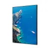 Toile tendue sur cadre Noir - Roches Marines-Mur Déco : Conception standard Altumis
