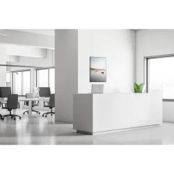 Toile tendue sur cadre Noir - Navires Mer-Mur Déco : Conception standard Altumis