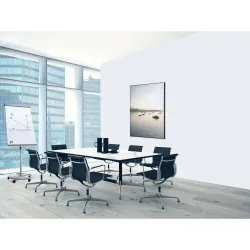 Toile tendue sur cadre Noir - Navires Mer-Mur Déco : Conception standard Altumis