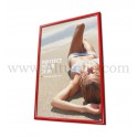 25mm Red RAL3020 Snap frame profile