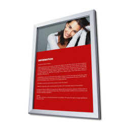 Cadre Clic-Clac d'affichage Profil 44mm. Fixation murale. Altumis