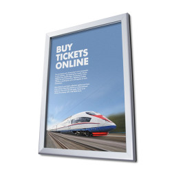 Cadre Clic-Clac d'affichage Profil 44mm. Formats disponibles : A1, A0, B1 et B2. Altumis.