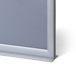 Cadre d'affichage sur pied à coller.  Cadre en aluminium. Altumis