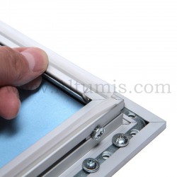 Lockable Poster Case with metal backwall