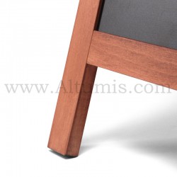 Chevalet ardoise profil rectangulaire. Profilés en bois plats (40x20mm) de haute qualité. Altumis