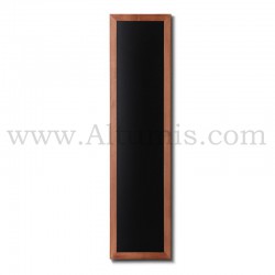 Tableau ardoise noir. Profil rectangulaire. Profilés en bois plats (40x20mm) de haute qualité. Altumis