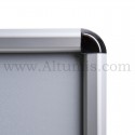 Cadre Clic-Clac Profil 32mm sécurisé. Profil aluminium. Angle arrondi. Altumis.