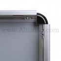 Cadre Clic-Clac Profil 32mm sécurisé. Face avant avec plexi anti-reflet. Profil Aluminium. Altumis