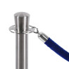 Corde pour poteau barrière chromé