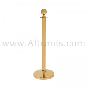 Gold Barrier rope stand