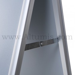 Stop-trottoir chevalet Profil 25mm en profil Aluminium anodisé
