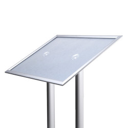 Porte menu incliné sur pied A2 standard