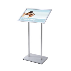 Porte menu incliné sur pied A2 standard