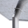 Porte menu incliné sur pied A4/A3 STANDARD