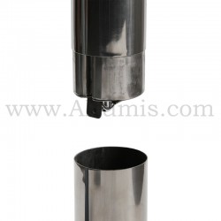 Cylindrical ashtray post
