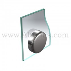 Cache Vis Aluminium - diamètre 24 mm en aluminium