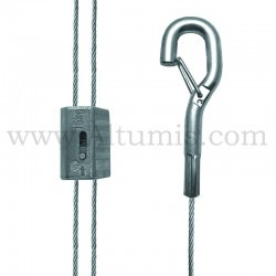 kit câble de suspension FC15 avec câble embout crochet. FitCable