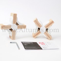 Connecteurs croix 90° - Pack 2 pièces - PlayWood by Altumis
