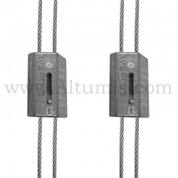 Kit câble de suspension FC50 avec 2 galets. FitCable