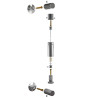 Kit Câble suspendu Dia. 1,5 - Mur / Mur avec Platine