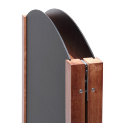 Stop-trottoir ardoise réversible