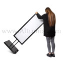 Outdoor Menu Frame Stand Black 8 x A4 Simple Face