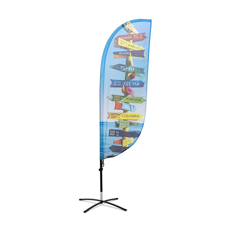 Beach flag Fiber - Paddle-Beach flag Fiber Altumis