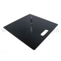 Black steel plate for Beach Flag Alu & Fiber