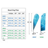 Beach flag Fiber - Wind-Beach flag Fiber Altumis