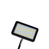 Zipper Bannière : Piètement métallique noir. En option sport LED. Toile tendue sur cadre tubulaire. Altumis