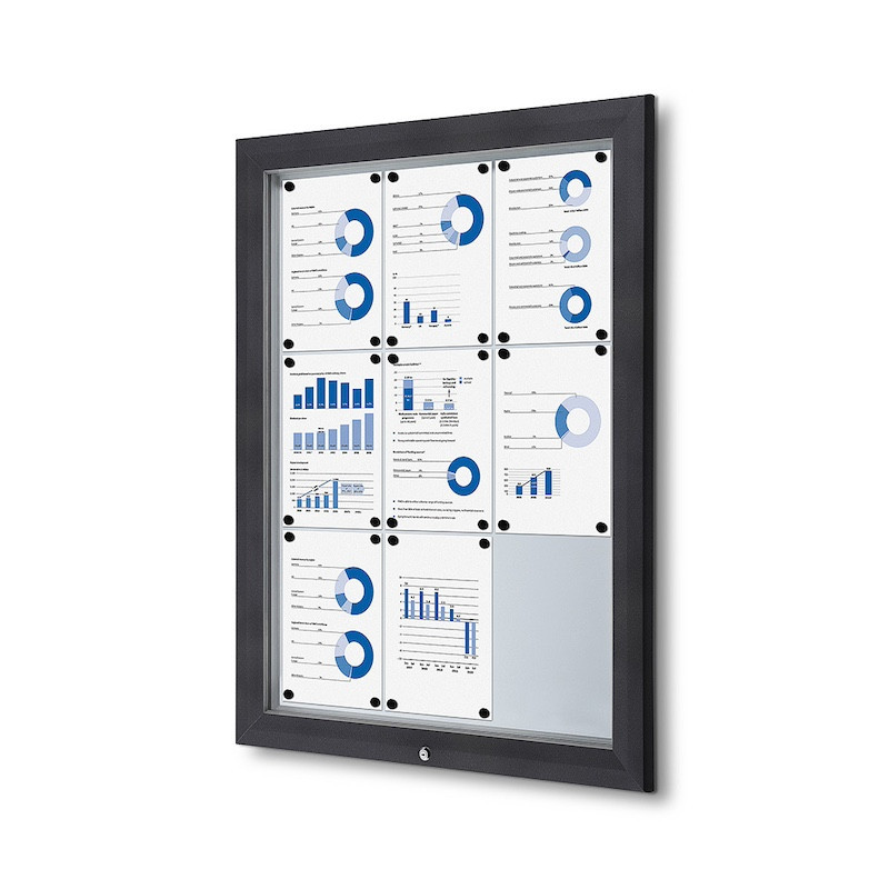 Displays2go Tableau D'affichage Avec Porte Battante