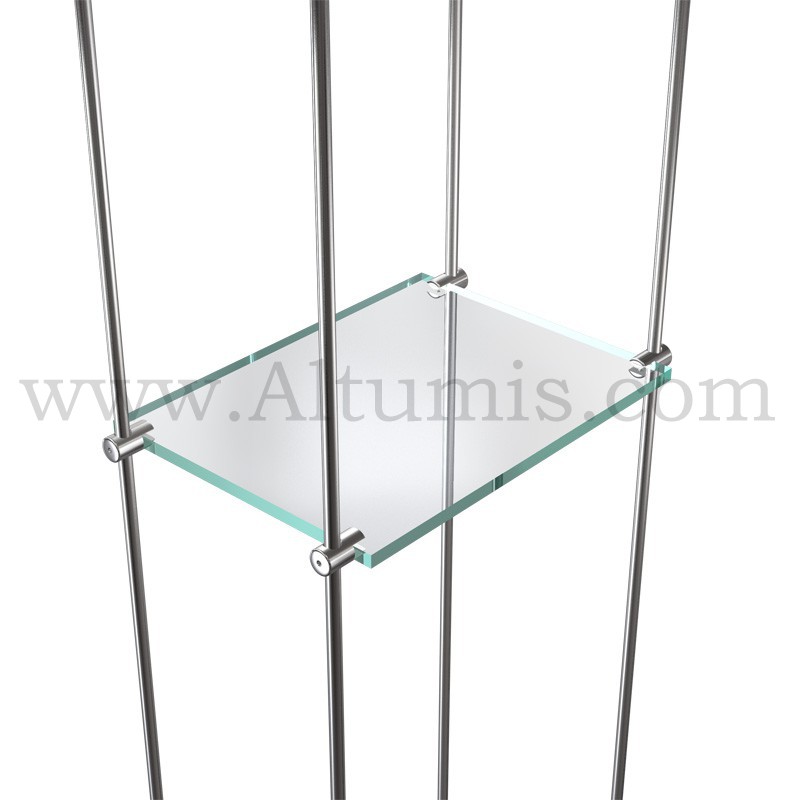Panel shelf up to 10 mm (T10)