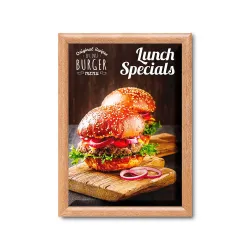 Cadre Clic-Clac d'affichage - Profil 25mm Bois. Altumis