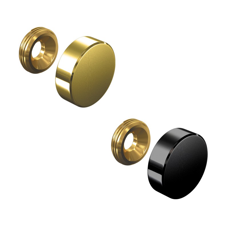 Screws Cover Caps black and gold by manufacture Altumis