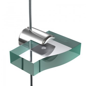 Shelf Support made of Aluminium for suspended display system
